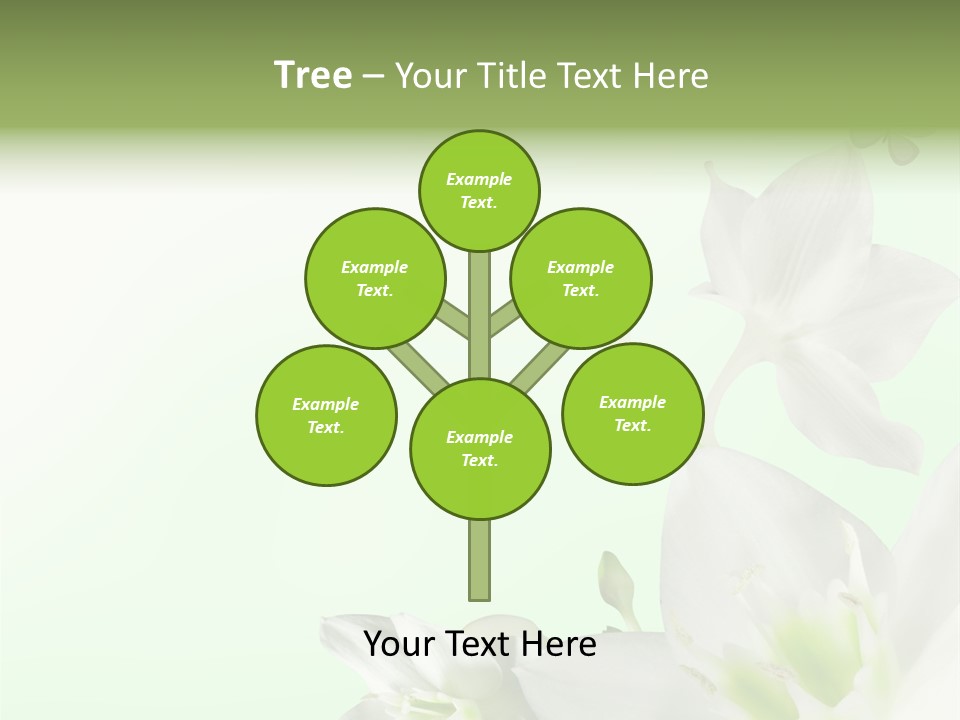 Seasonal Gentle Petal PowerPoint Template