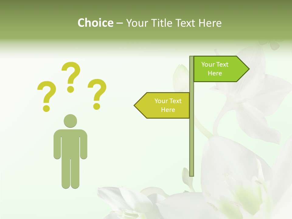 Seasonal Gentle Petal PowerPoint Template