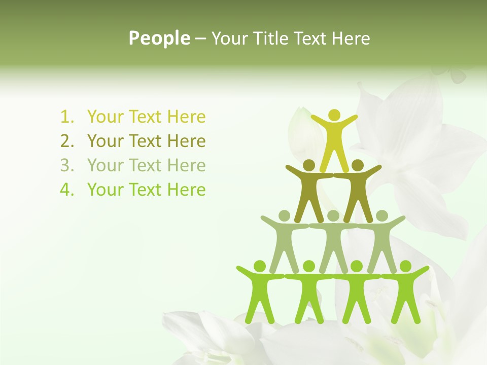 Seasonal Gentle Petal PowerPoint Template