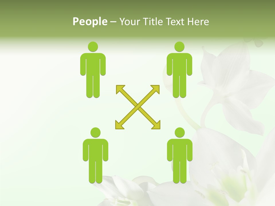 Seasonal Gentle Petal PowerPoint Template