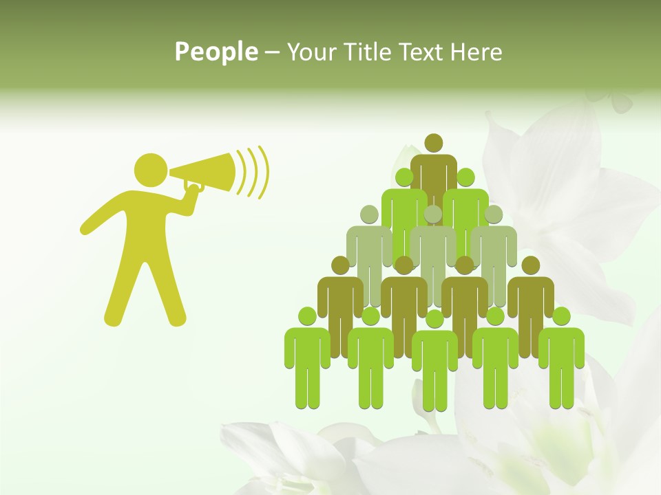 Seasonal Gentle Petal PowerPoint Template