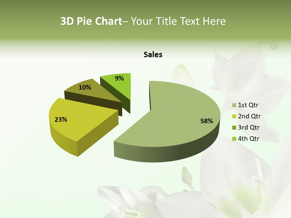 Seasonal Gentle Petal PowerPoint Template