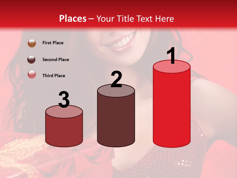 Giving Female Human PowerPoint Template