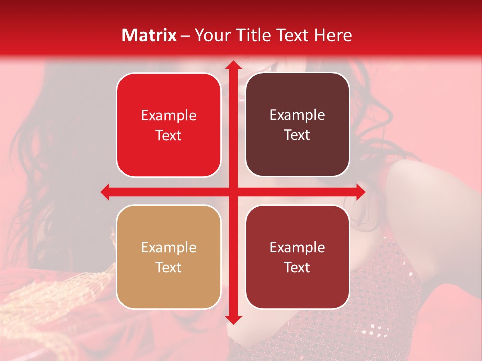 Giving Female Human PowerPoint Template