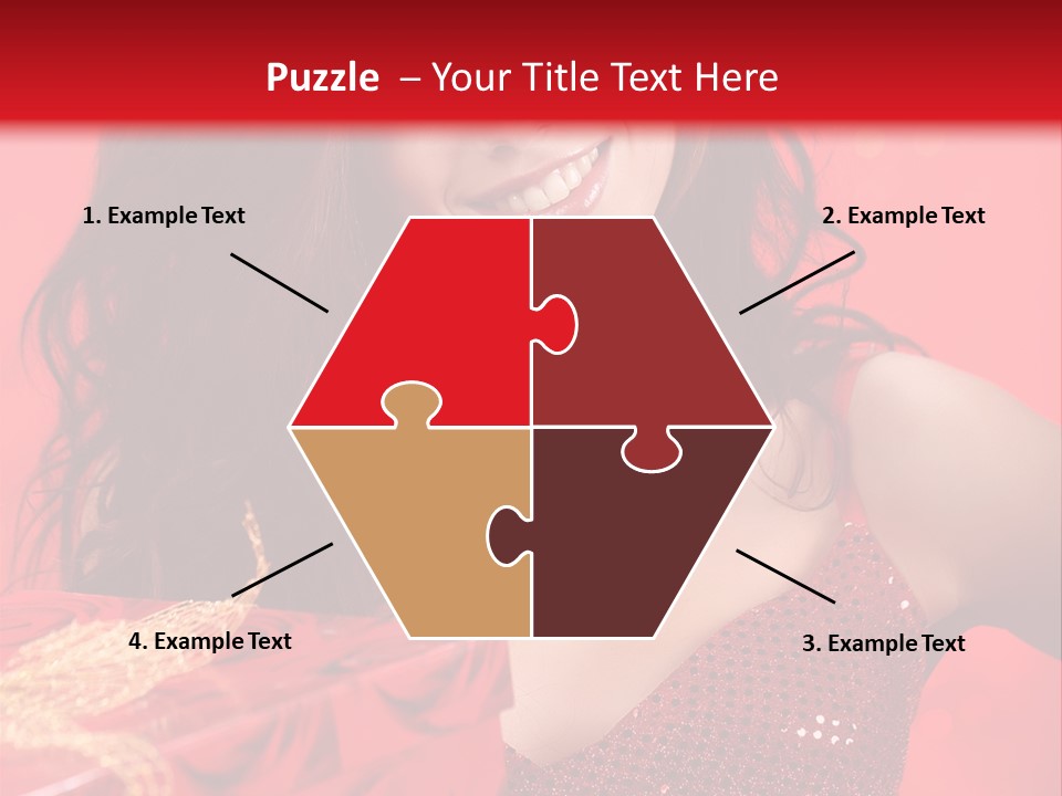 Giving Female Human PowerPoint Template