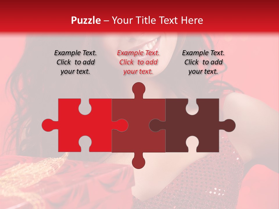 Giving Female Human PowerPoint Template