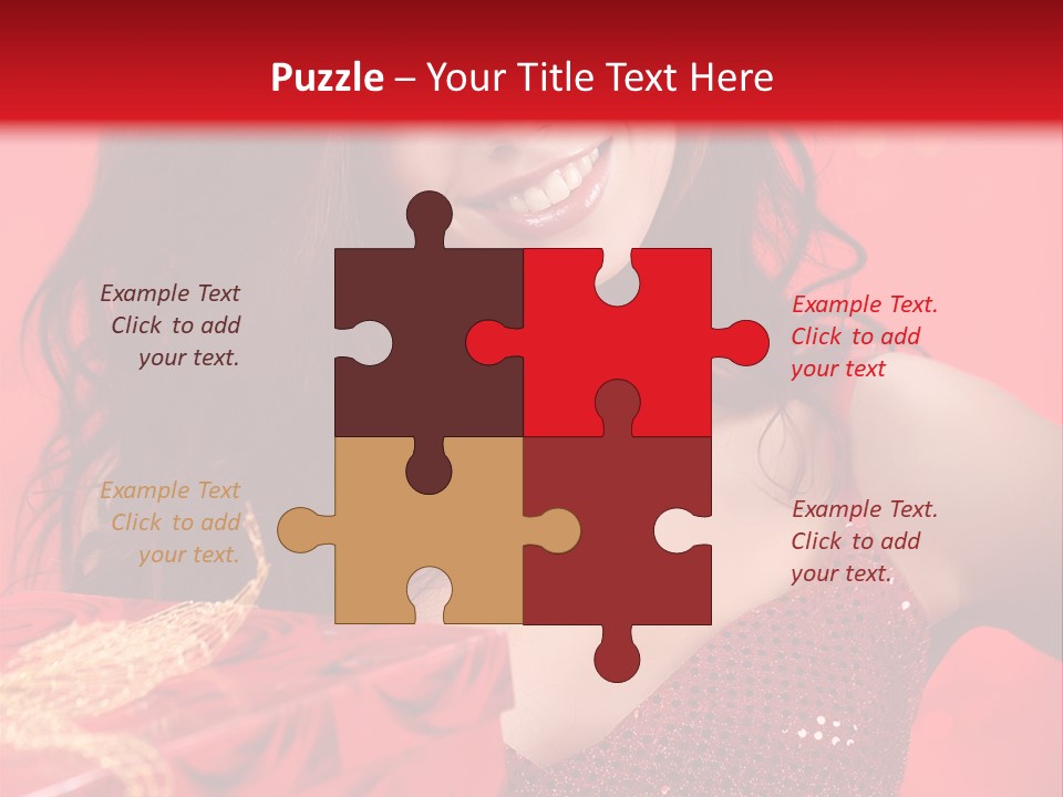 Giving Female Human PowerPoint Template