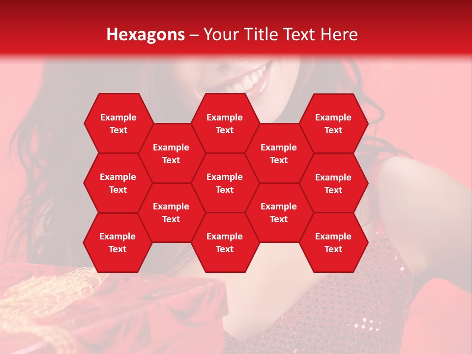 Giving Female Human PowerPoint Template