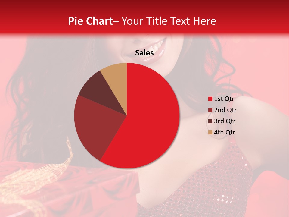 Giving Female Human PowerPoint Template