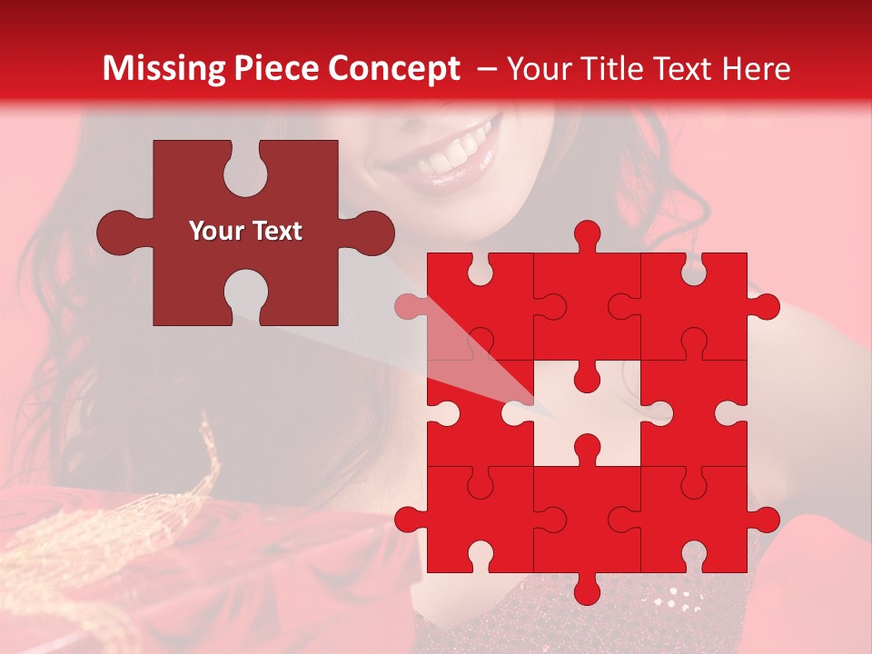 Giving Female Human PowerPoint Template