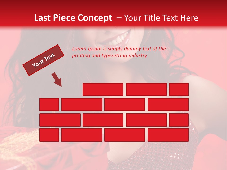 Giving Female Human PowerPoint Template