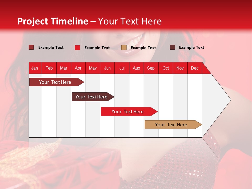 Giving Female Human PowerPoint Template