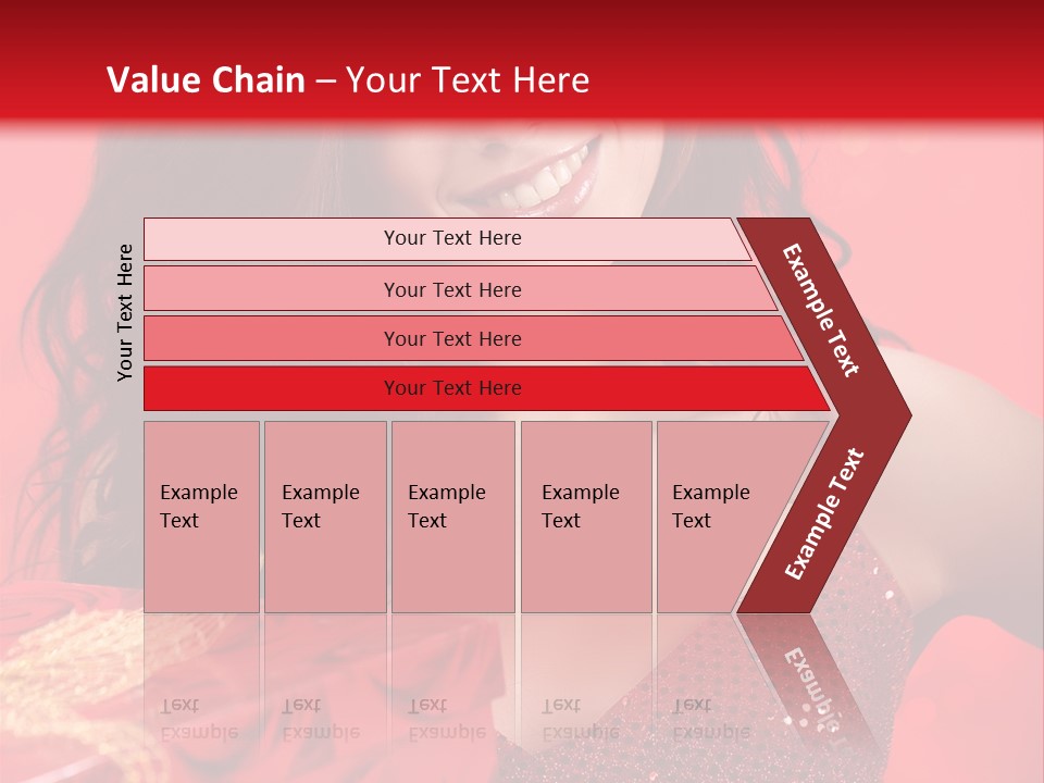 Giving Female Human PowerPoint Template