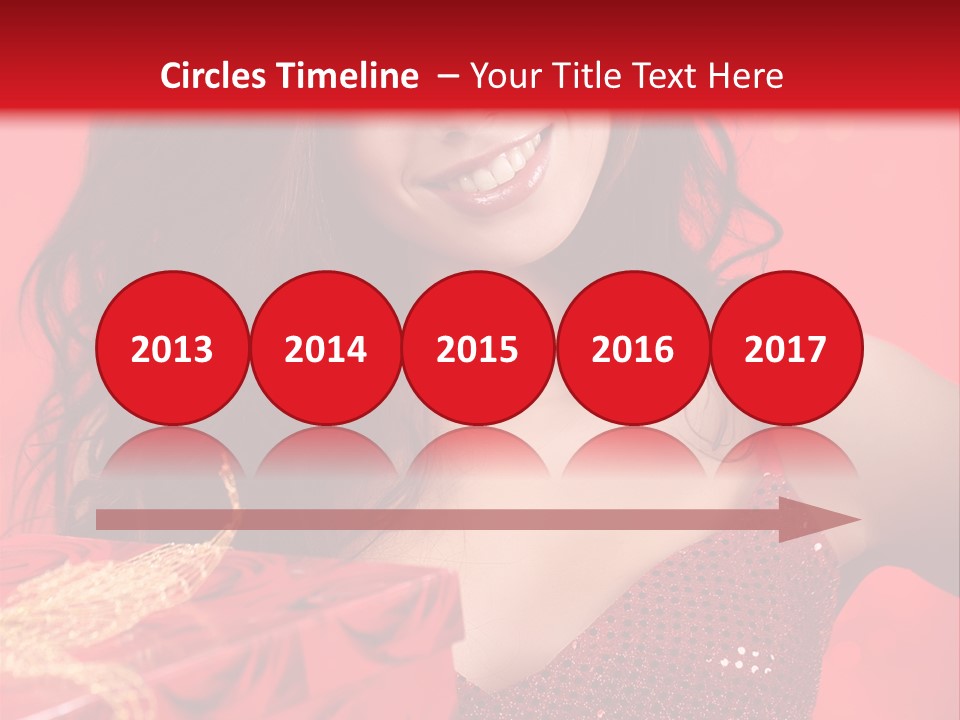 Giving Female Human PowerPoint Template