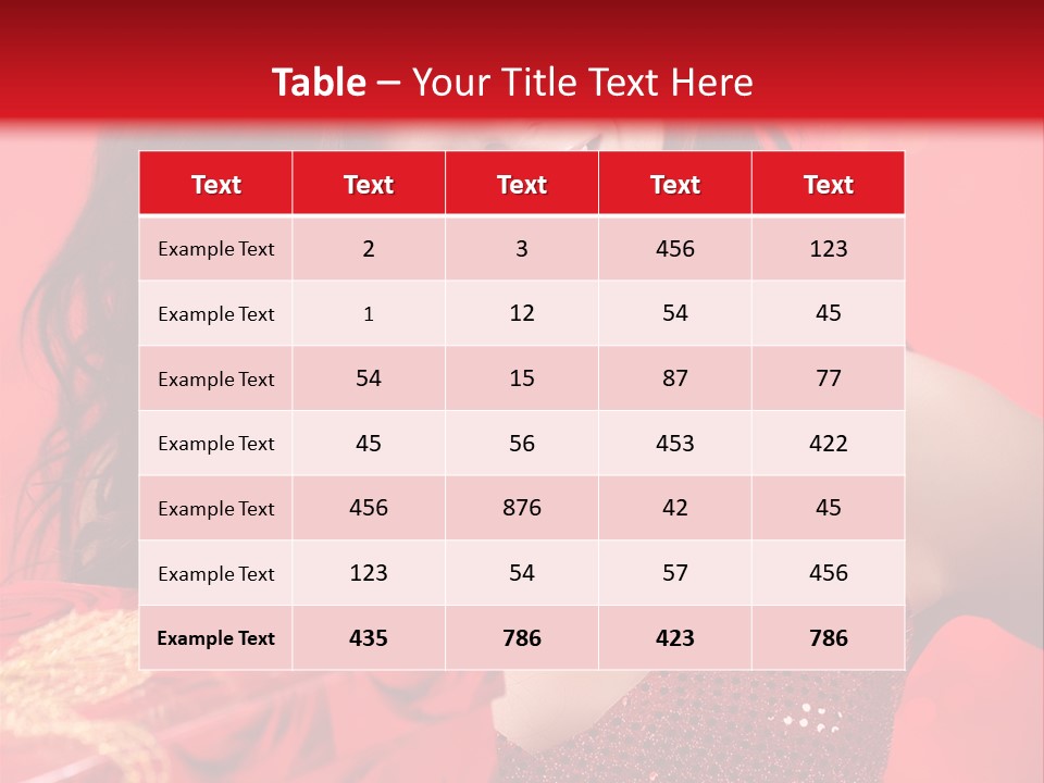 Giving Female Human PowerPoint Template