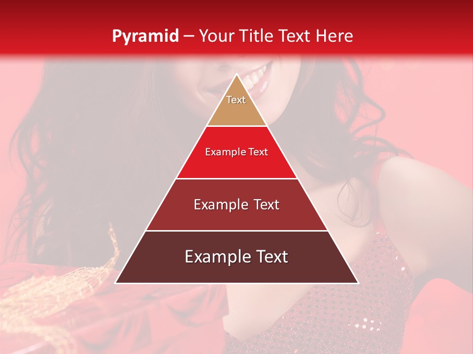 Giving Female Human PowerPoint Template