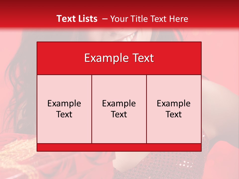 Giving Female Human PowerPoint Template