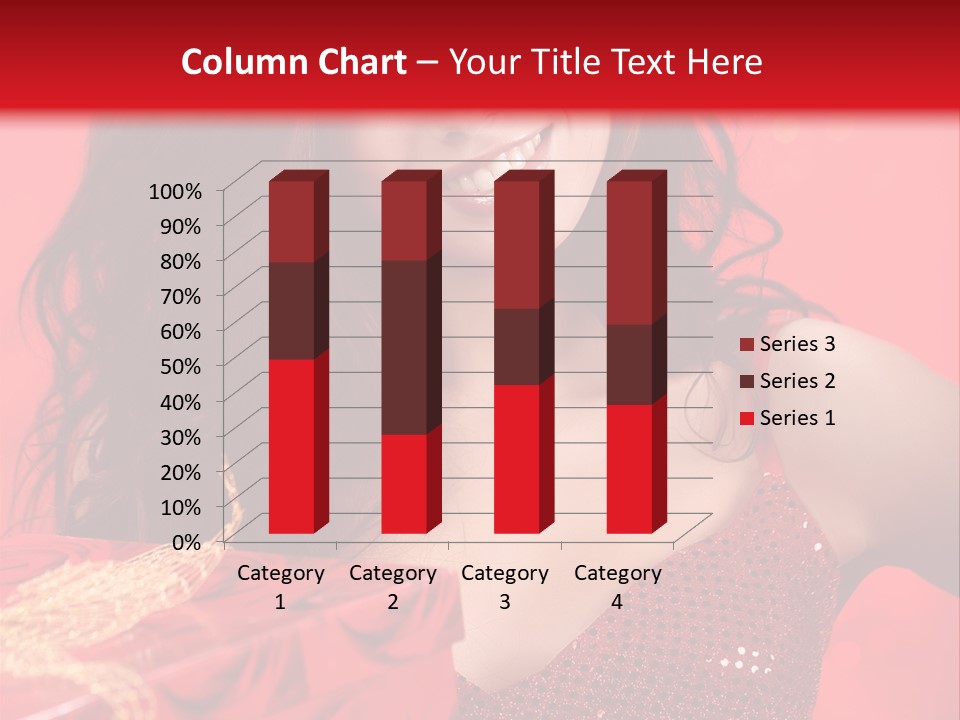 Giving Female Human PowerPoint Template