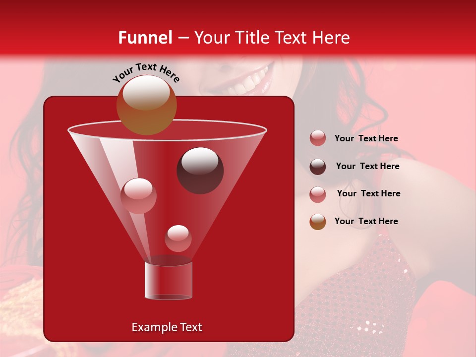 Giving Female Human PowerPoint Template