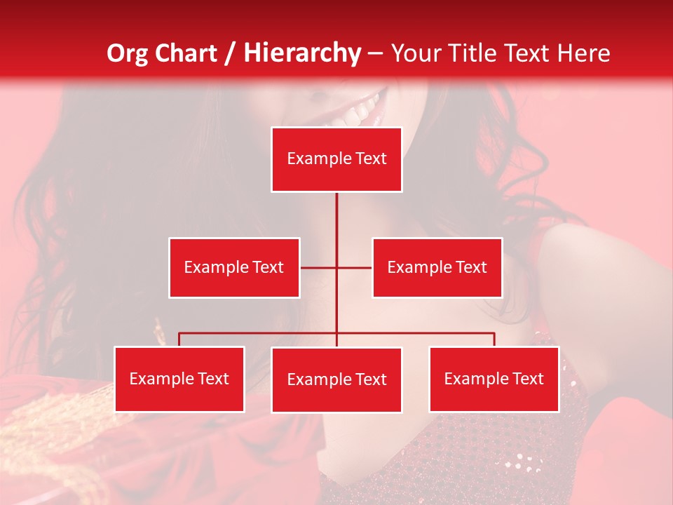 Giving Female Human PowerPoint Template