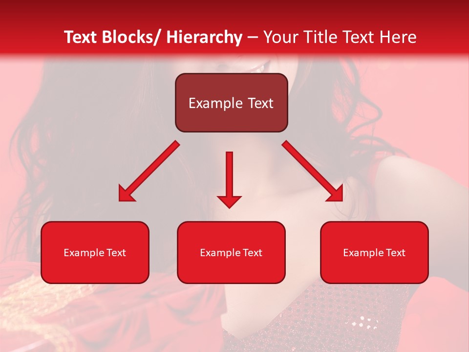 Giving Female Human PowerPoint Template