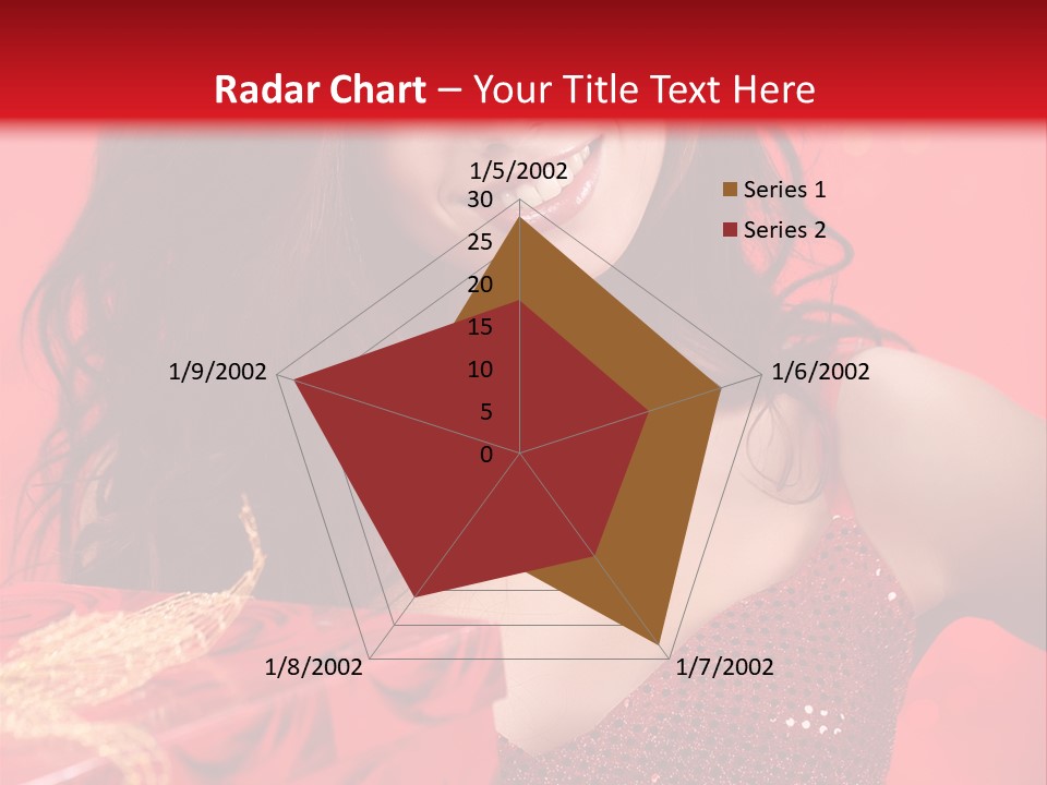 Giving Female Human PowerPoint Template