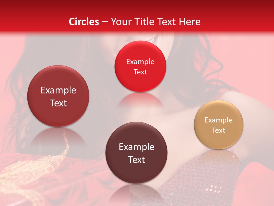 Giving Female Human PowerPoint Template