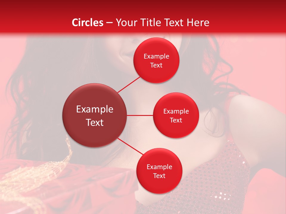 Giving Female Human PowerPoint Template