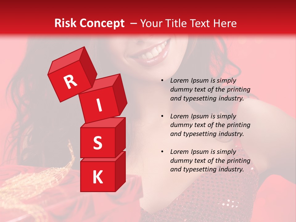 Giving Female Human PowerPoint Template