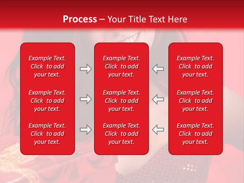 Giving Female Human PowerPoint Template
