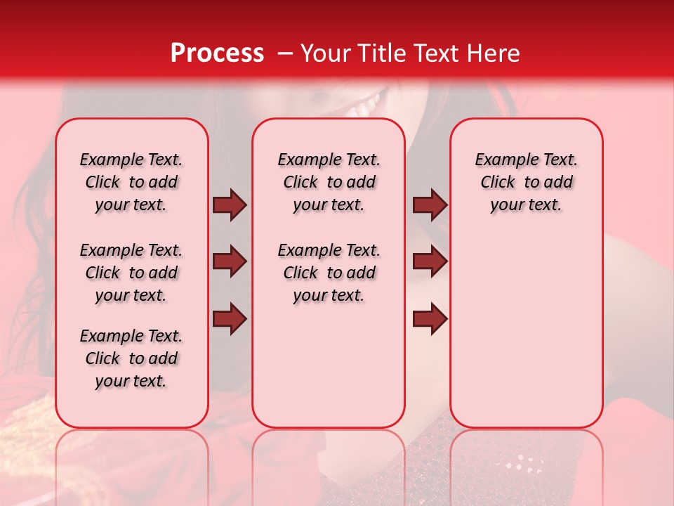 Giving Female Human PowerPoint Template