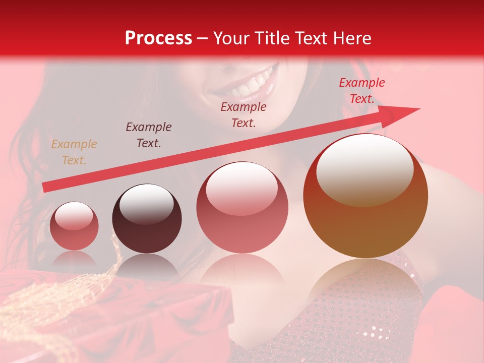 Giving Female Human PowerPoint Template