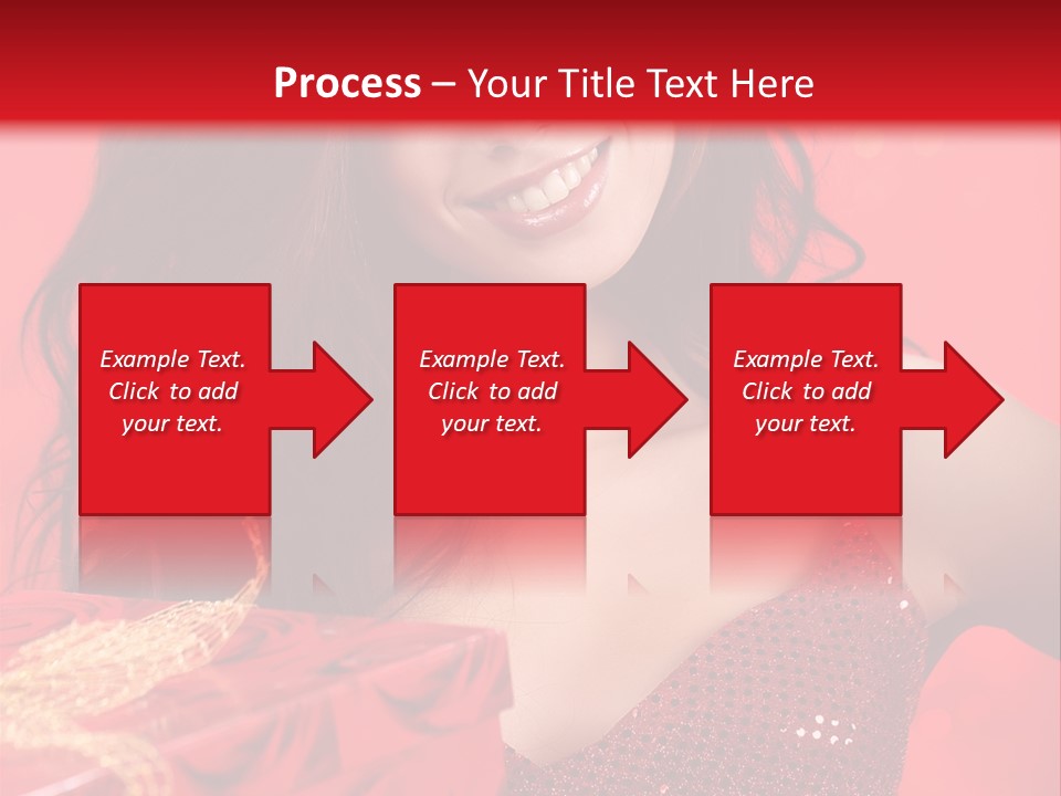 Giving Female Human PowerPoint Template