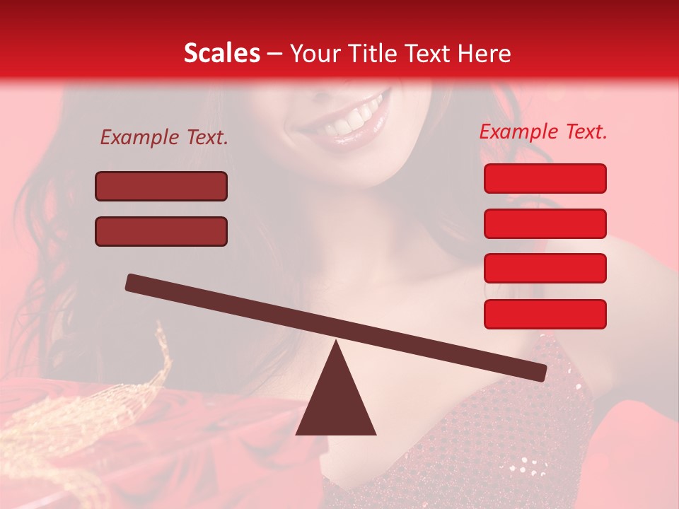 Giving Female Human PowerPoint Template