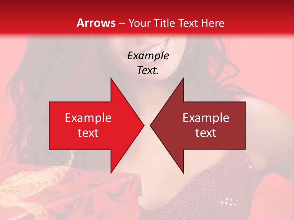 Giving Female Human PowerPoint Template