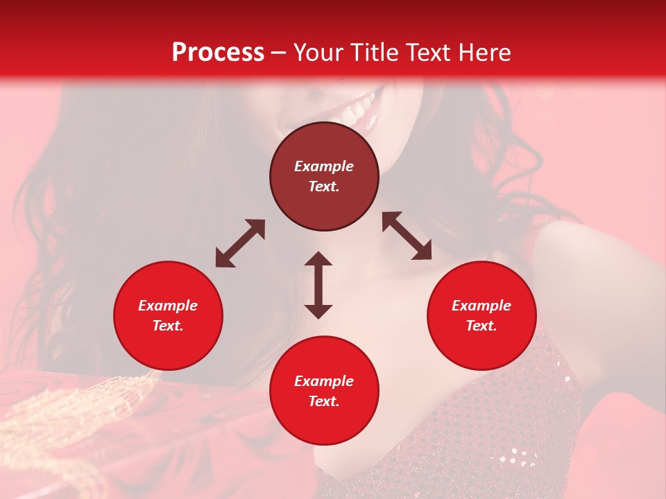 Giving Female Human PowerPoint Template