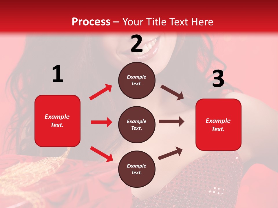 Giving Female Human PowerPoint Template