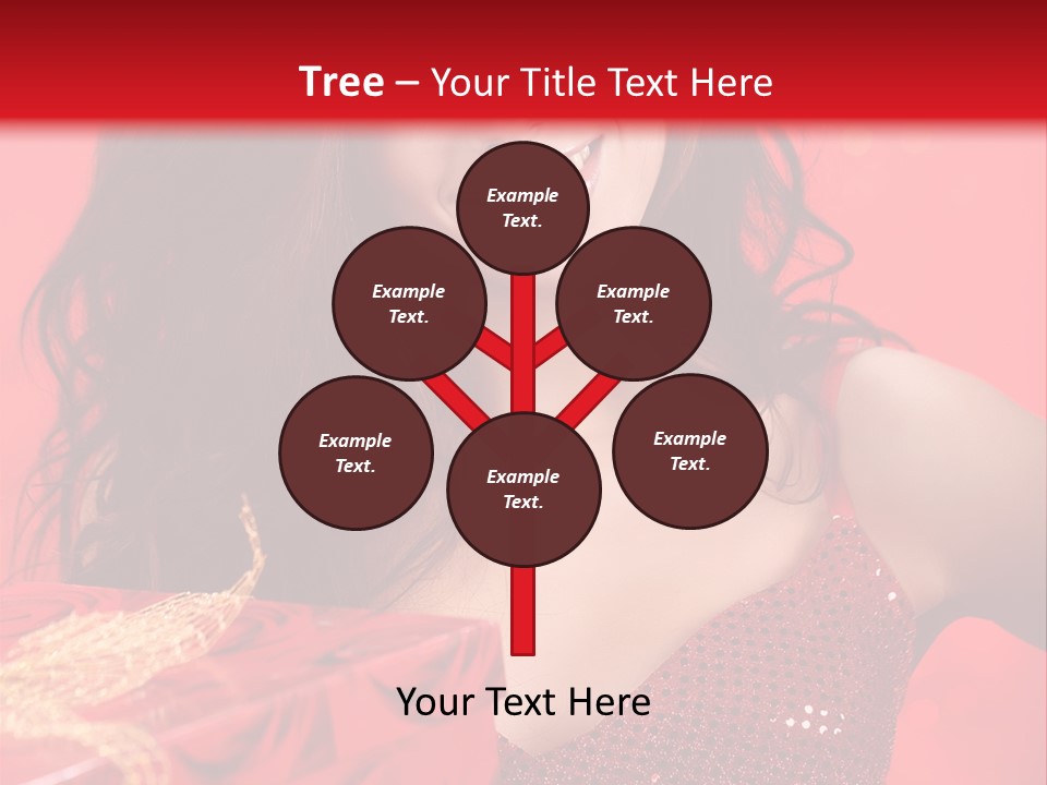 Giving Female Human PowerPoint Template