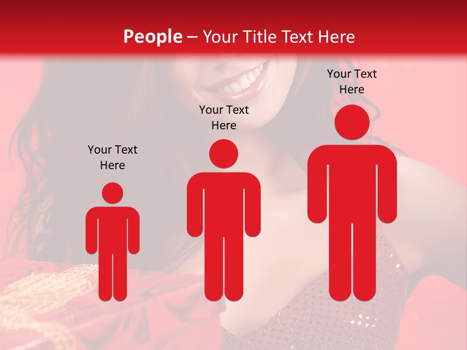 Giving Female Human PowerPoint Template