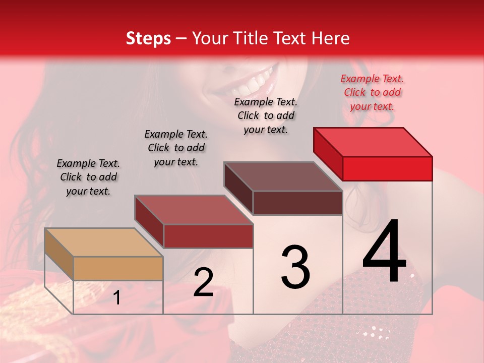 Giving Female Human PowerPoint Template