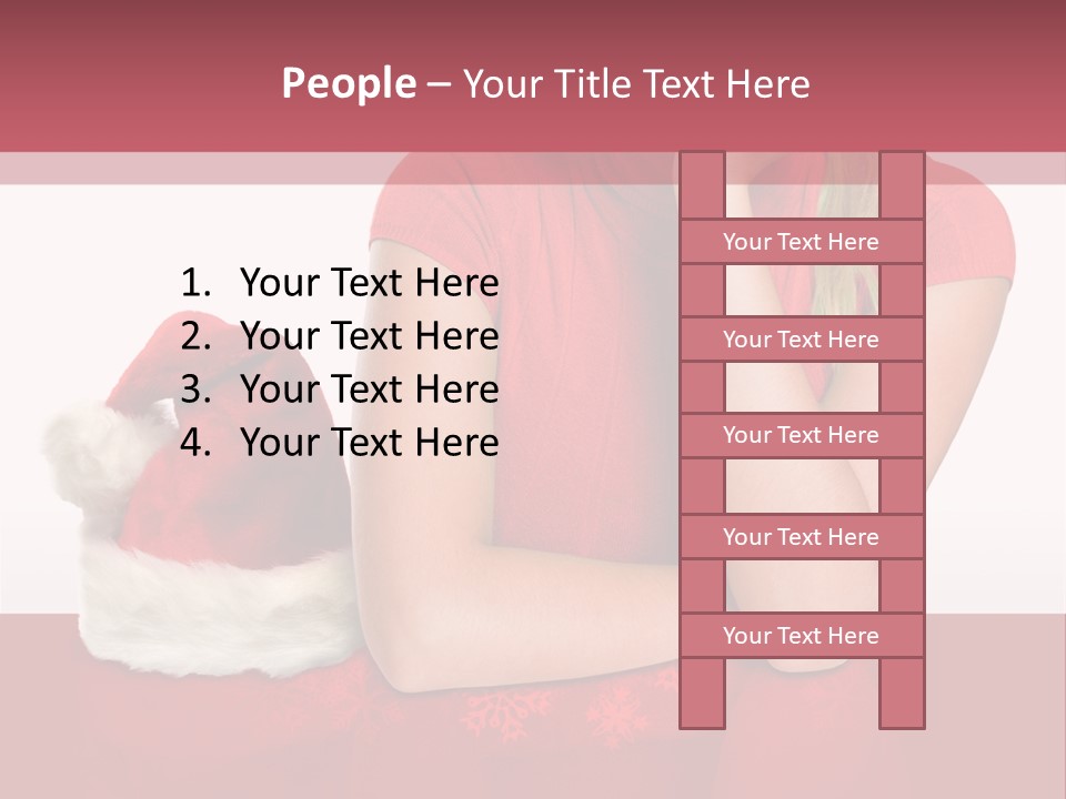 People Shopping Person PowerPoint Template