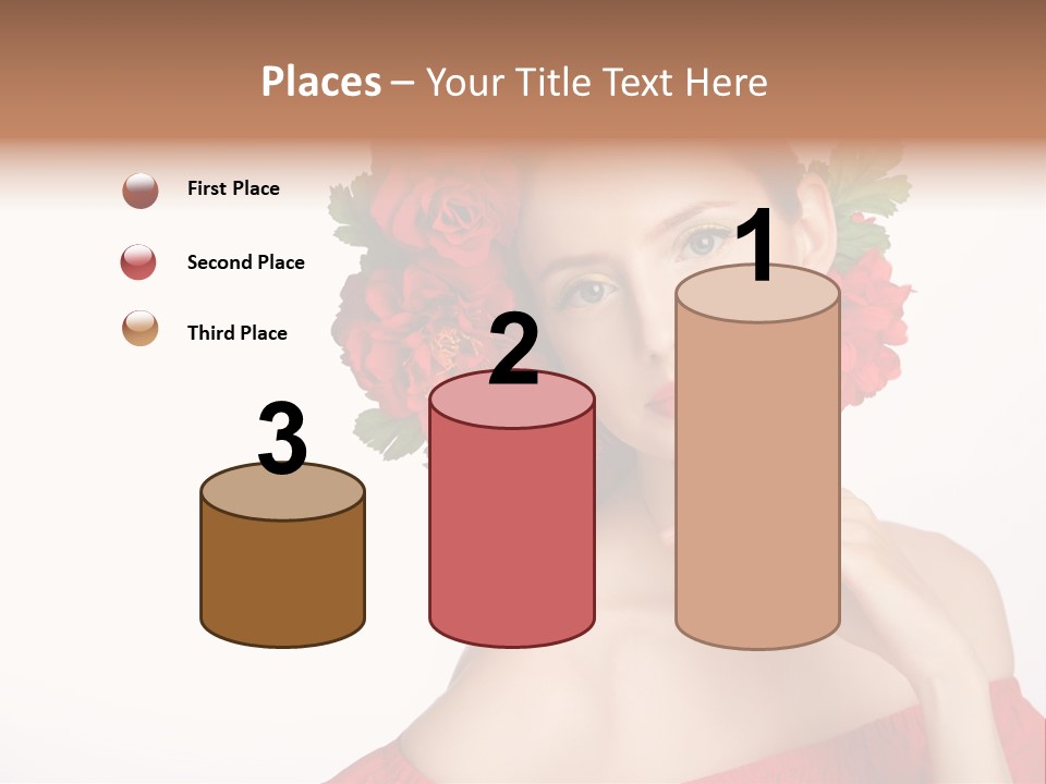 Box Beautiful Red PowerPoint Template