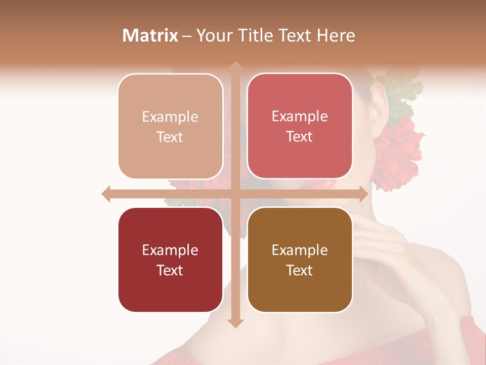 Box Beautiful Red PowerPoint Template