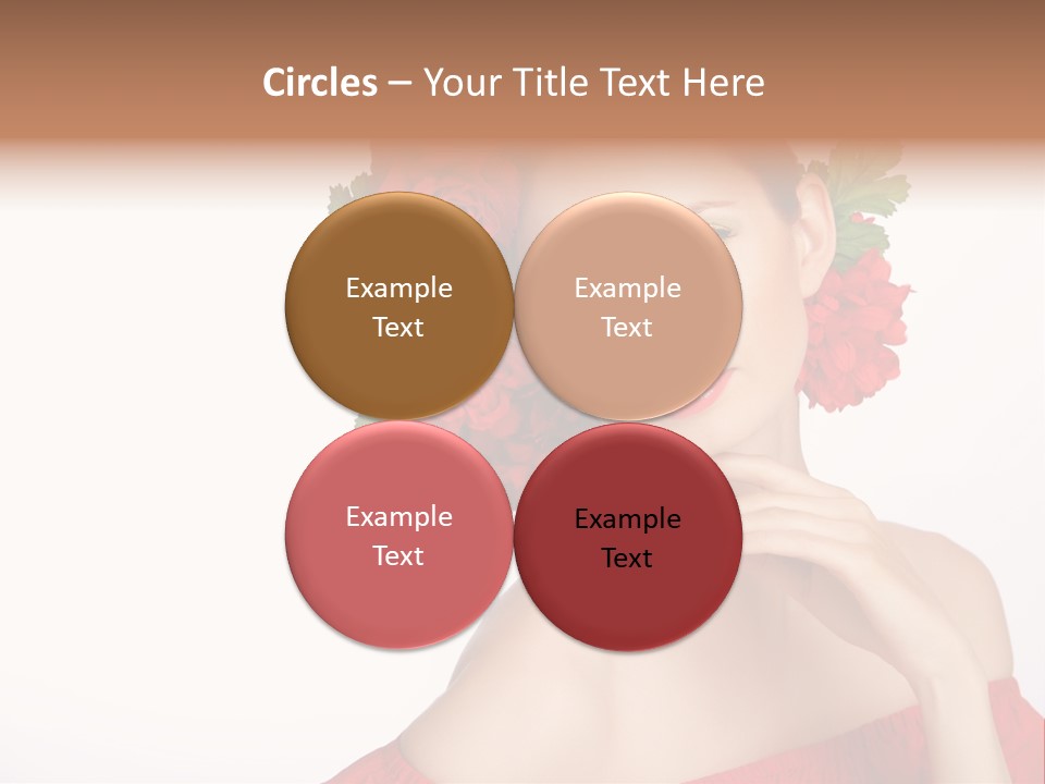 Box Beautiful Red PowerPoint Template
