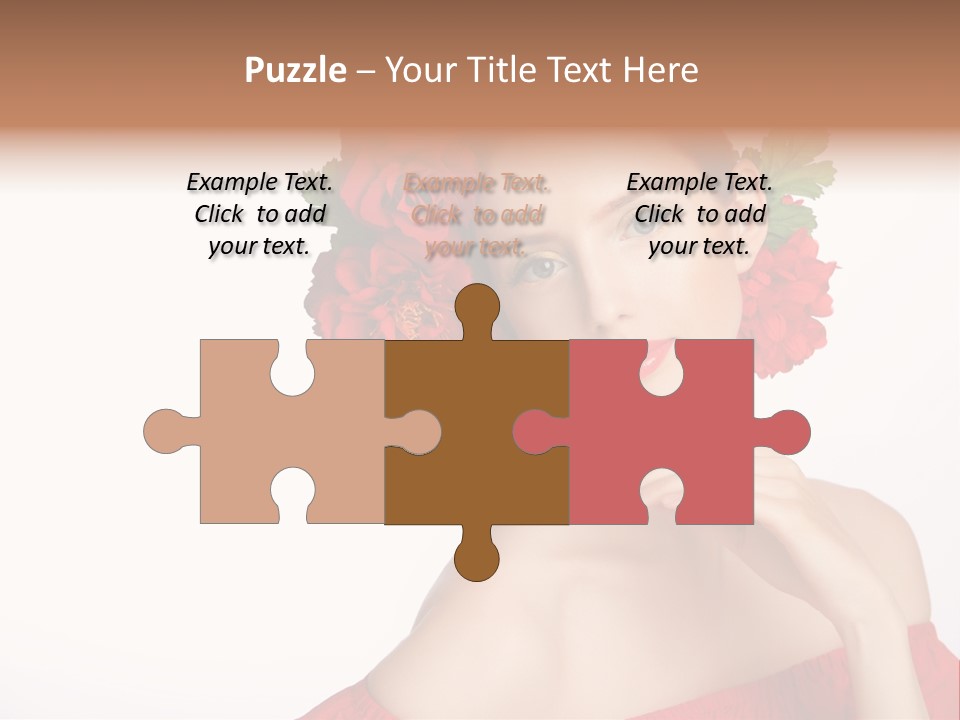 Box Beautiful Red PowerPoint Template