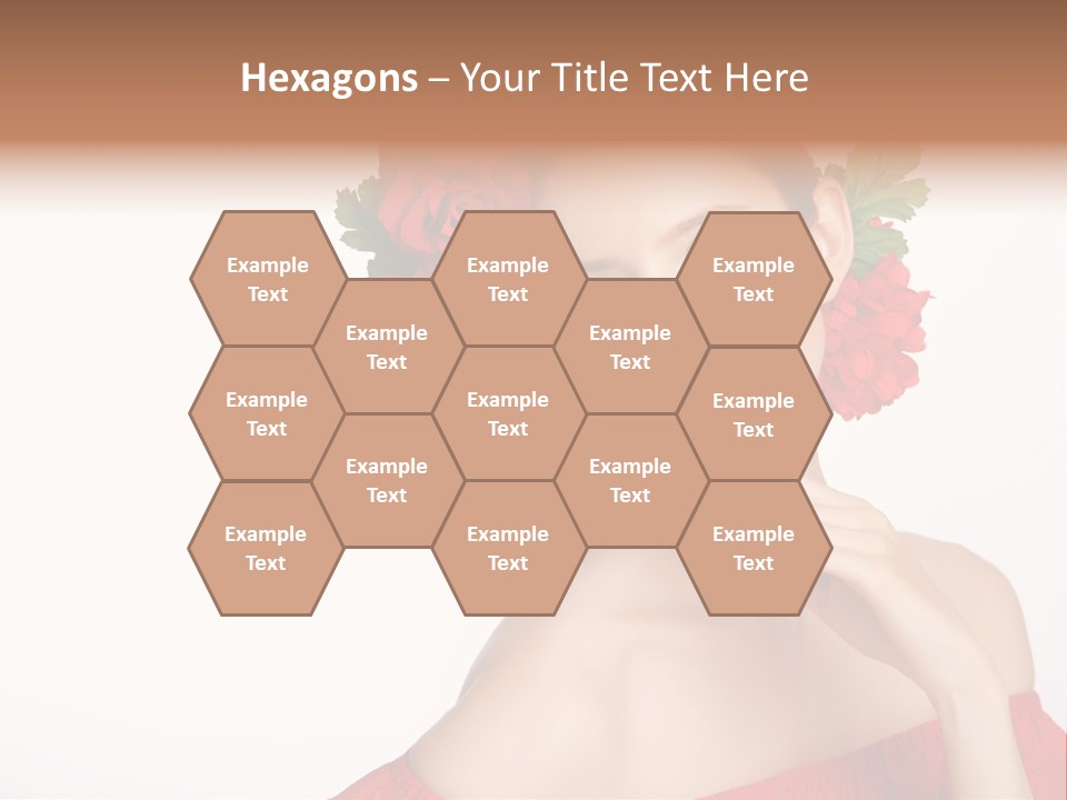 Box Beautiful Red PowerPoint Template