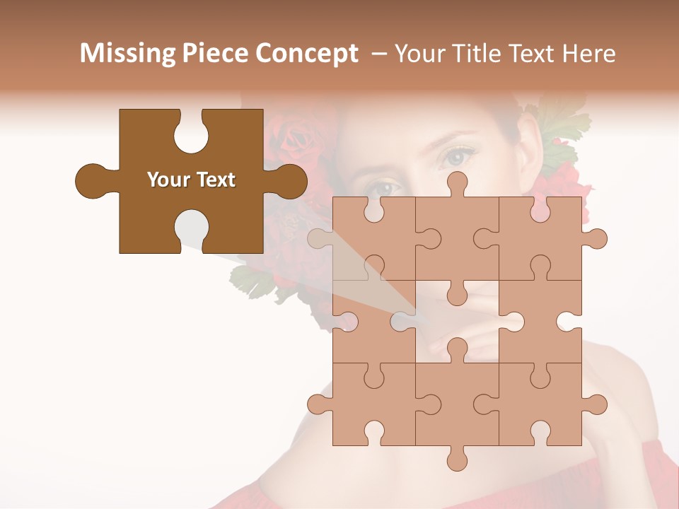 Box Beautiful Red PowerPoint Template