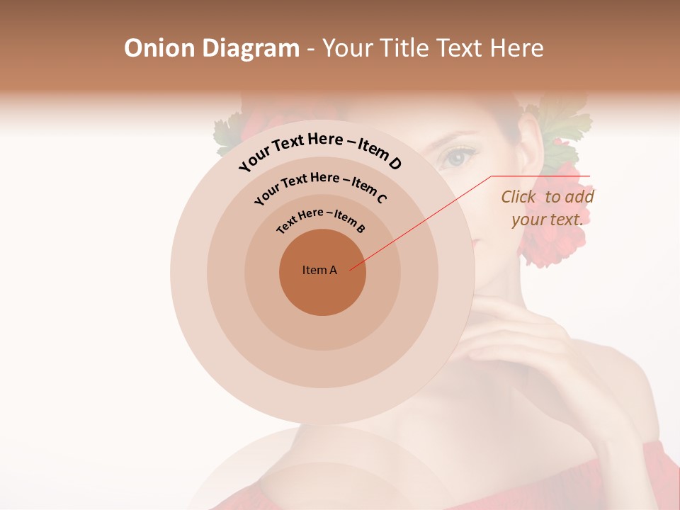 Box Beautiful Red PowerPoint Template