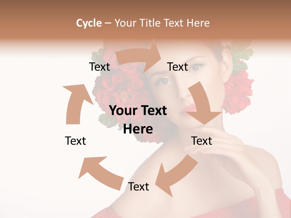 Box Beautiful Red PowerPoint Template