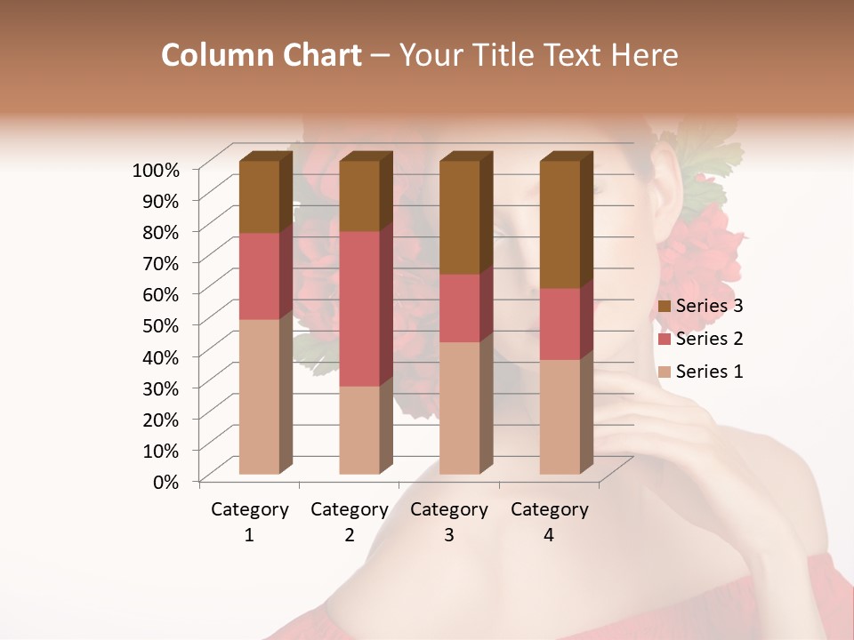 Box Beautiful Red PowerPoint Template